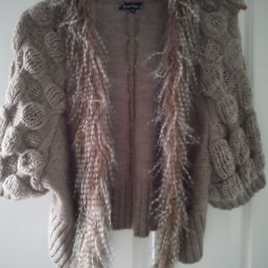 Faux fur sweater